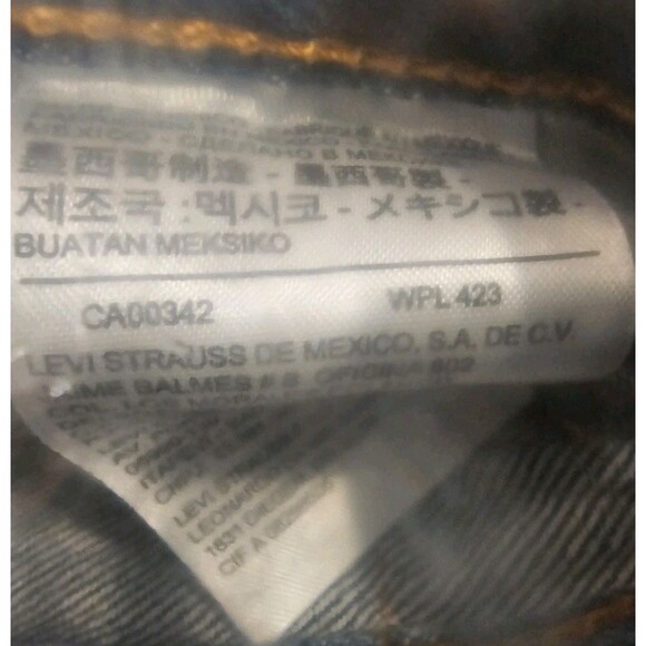 Levi's Men's 501 Jeans Original Fit Straight Leg Button Fly Warp Stretch 36 X 34 - Picture 10 of 10